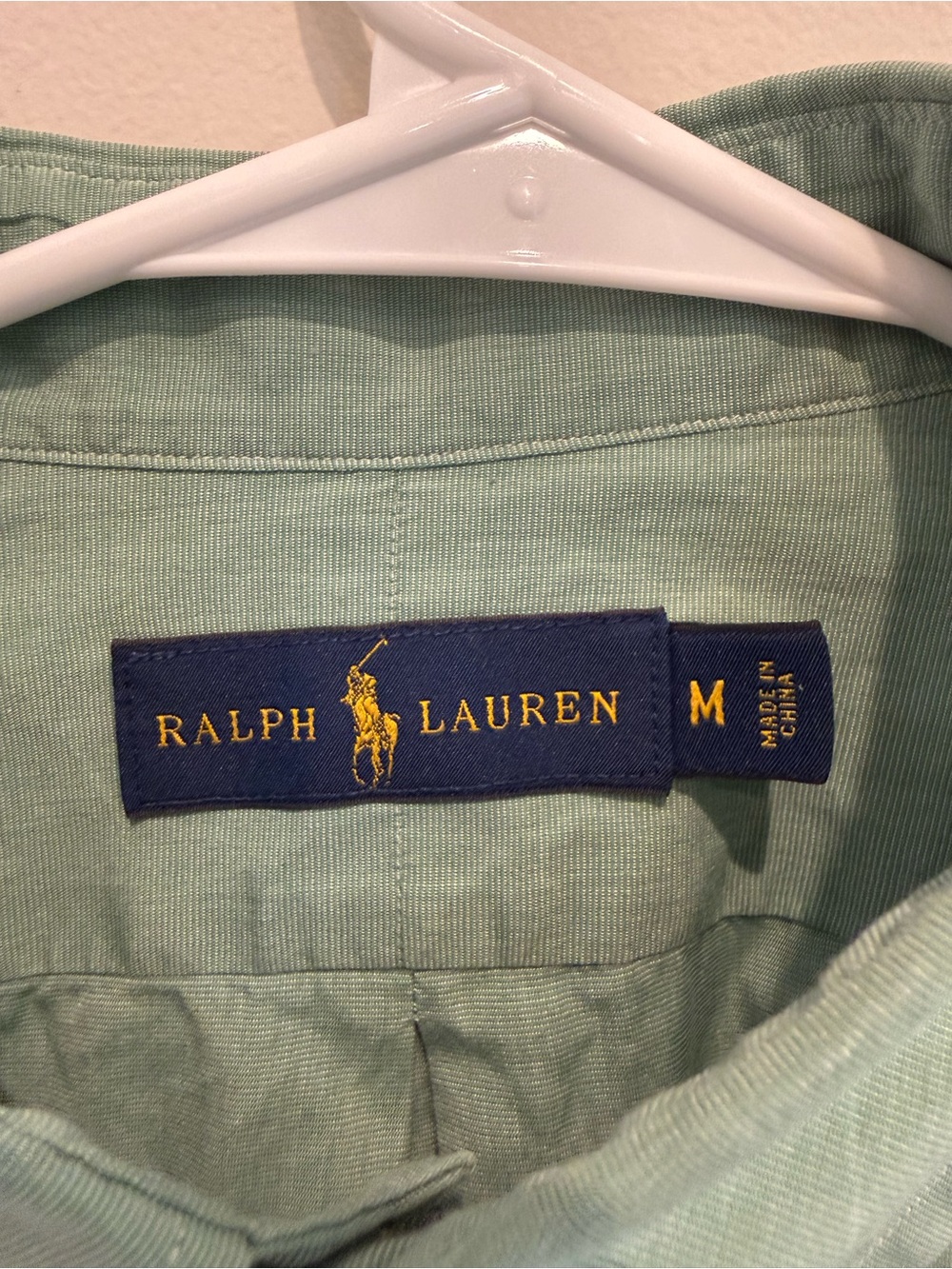 Ralph Lauren Men's Sage Green Button-Down Shirt - Picture 4 of 6